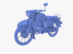 mobra 50 w sidecar red 3D Model