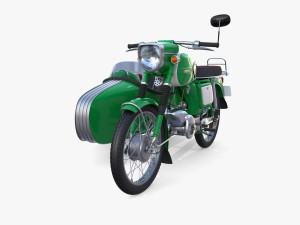 mobra 50 w sidecar green Modelo 3D