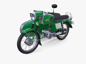 mobra 50 w sidecar green Modelo 3D