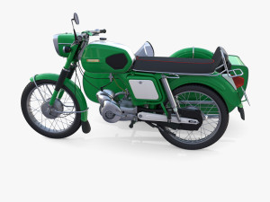 mobra 50 w sidecar green Modelo 3D