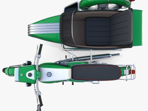 mobra 50 w sidecar green Modelo 3D