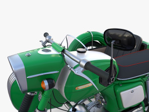 mobra 50 w sidecar green Modelo 3D