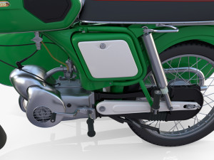 mobra 50 w sidecar green Modelo 3D