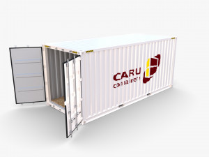 20ft shipping container caru v1 3D Model
