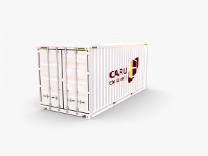 20ft shipping container caru v1 Modelo 3D