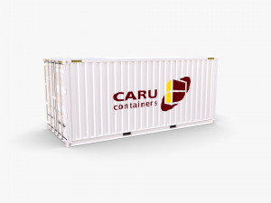 20ft shipping container caru v1 Modelo 3D