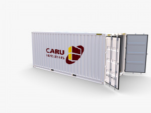 20ft shipping container caru v1 Modelo 3D