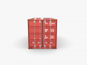 20ft shipping container caru v2 Modelo 3D