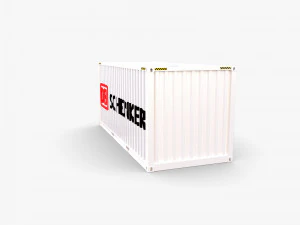 20ft shipping container db schenker 3D Model