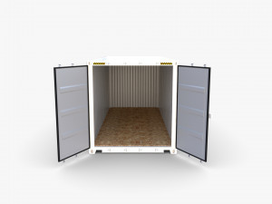 20ft shipping container db schenker Modelo 3D