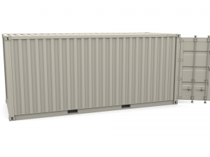 20ft shipping container db schenker Modelo 3D