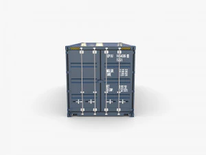 20ft shipping container dfds 3D Model