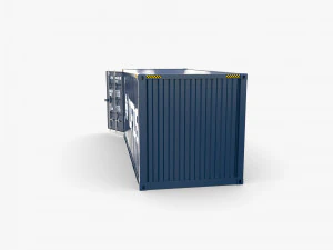 20ft shipping container dfds 3D Model