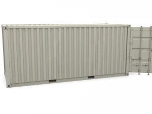 20ft shipping container dfds 3D Model