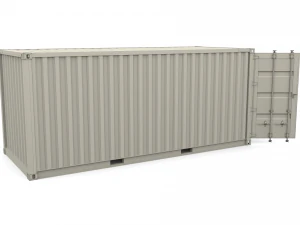 20ft shipping container dhl 3D Model