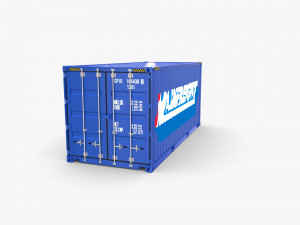 20ft shipping container mainfreight 3D 模型