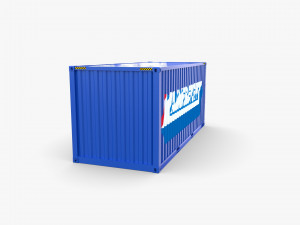 20ft shipping container mainfreight 3D 模型