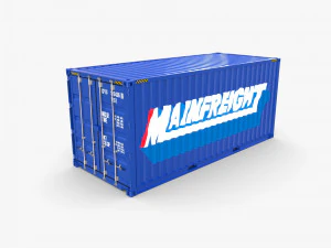 20ft shipping container mainfreight 3D Model