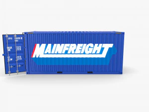 20ft shipping container mainfreight 3D Model