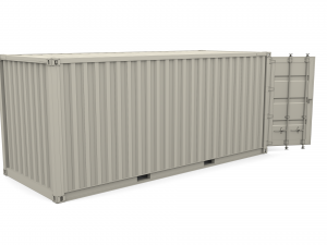 20ft shipping container mainfreight 3D 模型