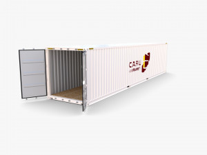 40ft shipping container caru v1 3D Model