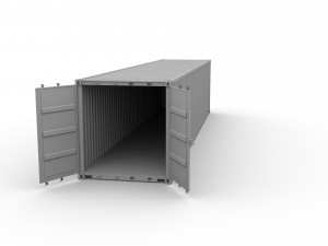 40ft shipping container caru v1 3D Model
