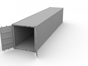 40ft shipping container caru v1 3D Model