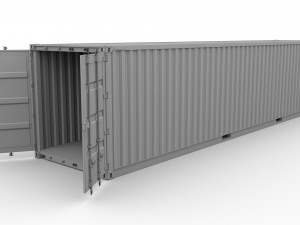 40ft shipping container caru v1 3D Model