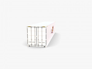 40ft shipping container caru v1 3D Model