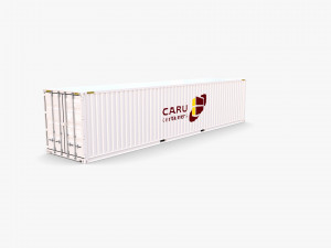 40ft shipping container caru v1 3D Model
