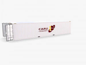 40ft shipping container caru v1 3D Model