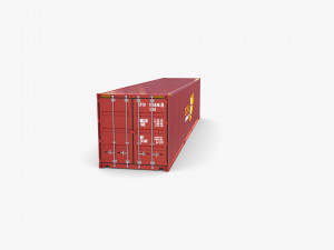 40ft shipping container caru v2 3D-Modell