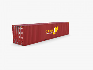 40ft shipping container caru v2 3D-Modell