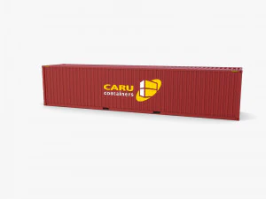 40ft shipping container caru v2 3D Model