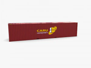 40ft shipping container caru v2 3D Model