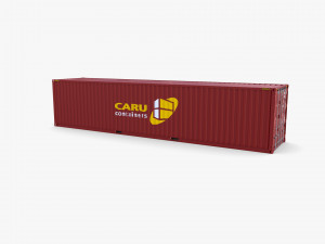 40ft shipping container caru v2 3D-Modell