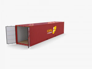 40ft shipping container caru v2 3D Model