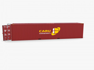 40ft shipping container caru v2 3D-Modell
