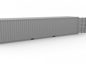 40ft shipping container caru v2 3D-Modell