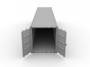 40ft shipping container caru v2 3D-Modell