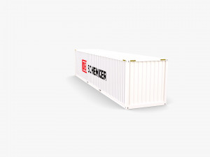 40ft shipping container db schenker 3D 模型