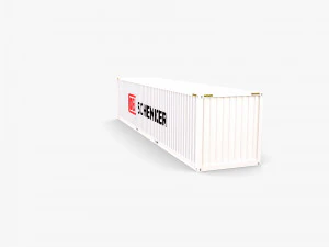 40ft shipping container db schenker 3D Model