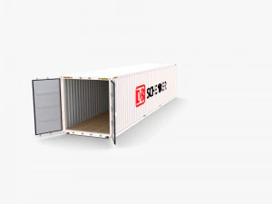 40ft shipping container db schenker 3D Model