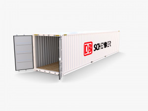 40ft shipping container db schenker 3D 模型