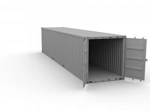 40ft shipping container db schenker 3D Model