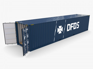 40ft shipping container dfds 3D Models