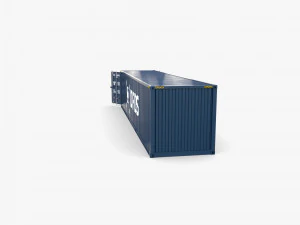 40ft shipping container dfds 3D Model