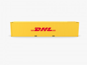 40ft shipping container dhl 3Dモデル