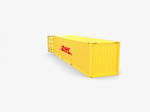40ft shipping container dhl 3Dモデル