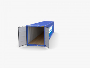 40ft shipping container mainfreight 3D Model